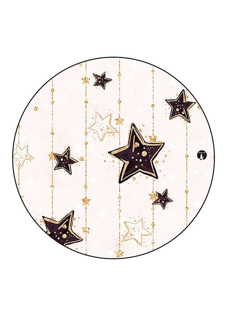 RKN Stars Printed Mouse Pad  Multicolour 