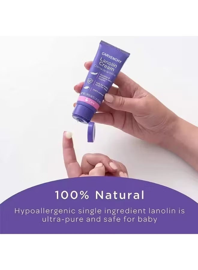 كارفينشي كريم اللانولين للحلمات يلطف ويحمي الحلمة الملتهبة - Image 4