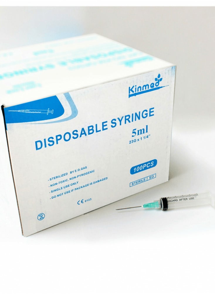Kinmed 100 PCS Syringe 5 ml  - Image 3