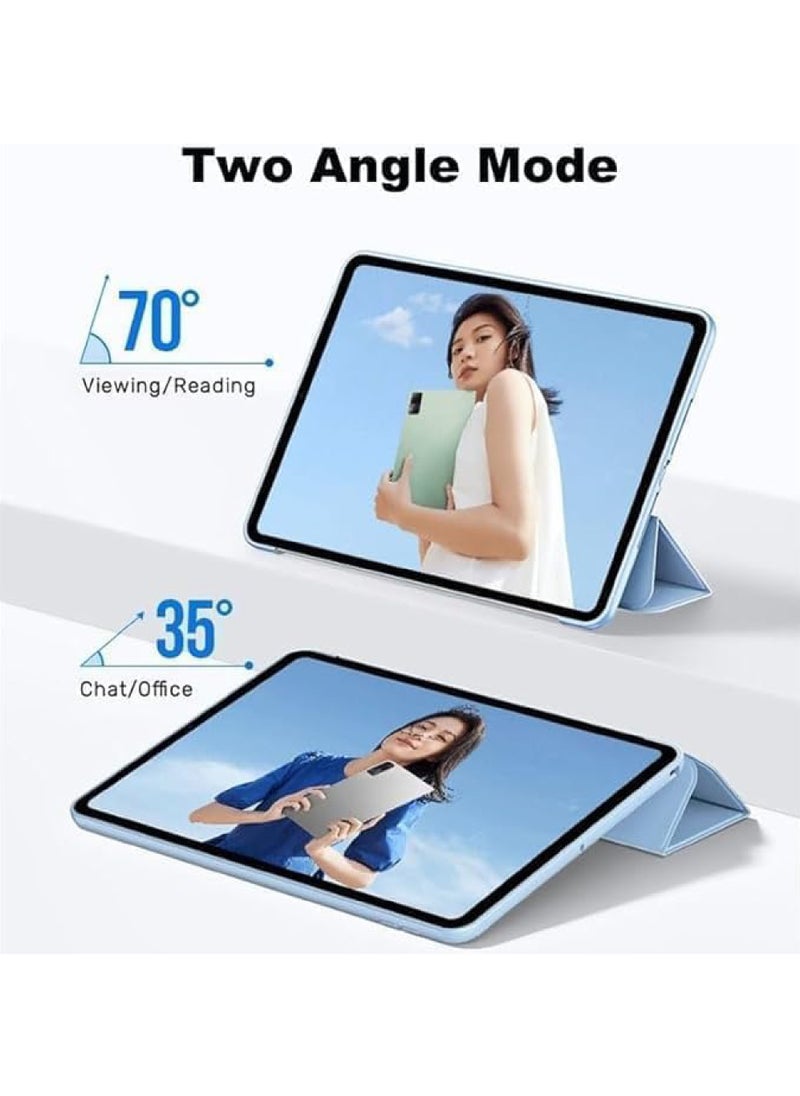 روك بو - متوافق مع Xiami REDMI Pad SE مقاس 11 بوصة 2023، جراب تم إصداره ثلاثي الطي وخفيف الوزن وغطاء حماية ذكي ذكي مع حامل متعدد الزوايا ونوم لـ REDMI PAD SE - Image 1