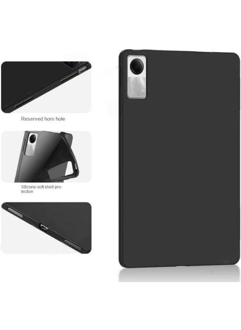 روك بو - متوافق مع Xiami REDMI Pad SE مقاس 11 بوصة 2023، جراب تم إصداره ثلاثي الطي وخفيف الوزن وغطاء حماية ذكي ذكي مع حامل متعدد الزوايا ونوم لـ REDMI PAD SE - Image 1