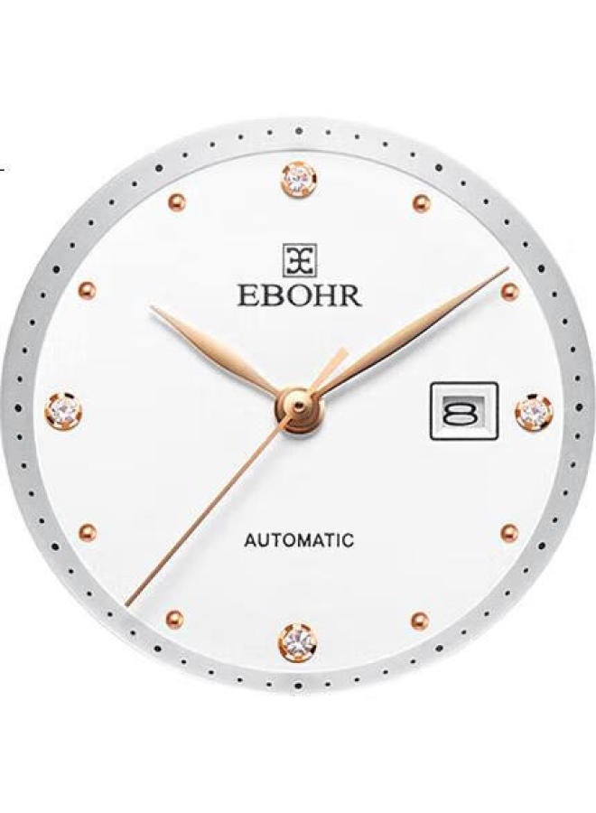 EBOHR Master Series Women'S Watch Simple Style Festival Birthday Gift Steel Strap Ladies Mechanical Watch 36500321 - Image 3