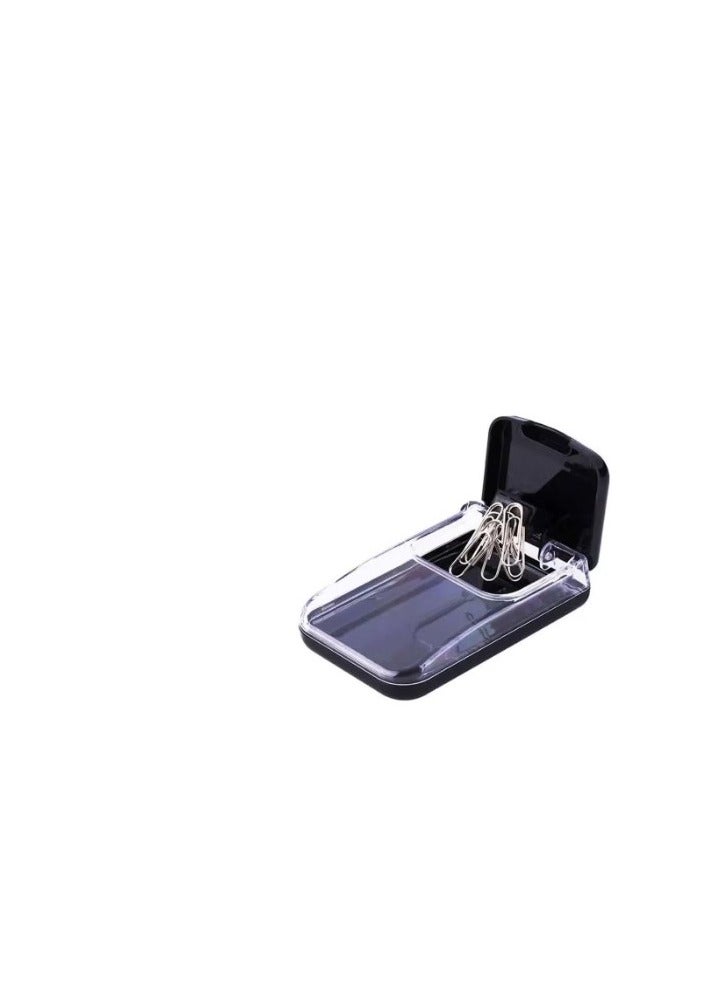 Deli 2 PCS Magnetic Paper Clip Dispenser Assorted Colours - Image 1