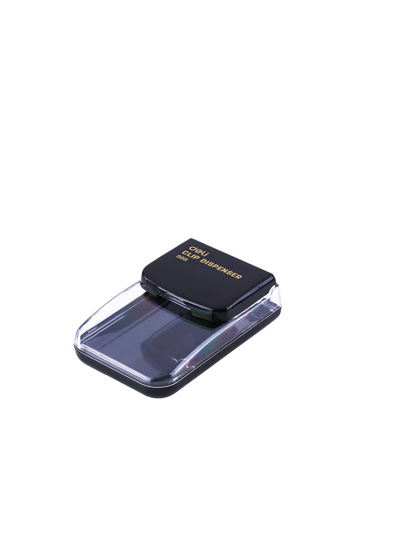 Deli 2 PCS Magnetic Paper Clip Dispenser Assorted Colours - Image 3