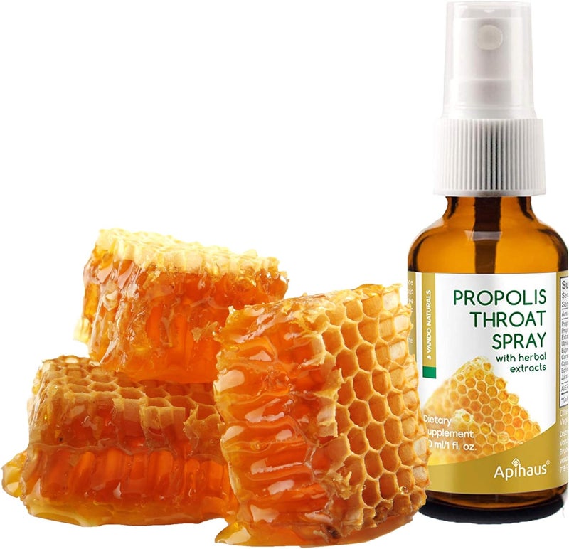 Apihaus Propolis Herb Throat Spray 1 Fluid Ounce - Image 4