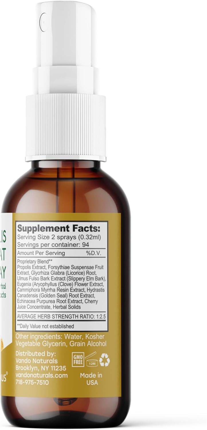 Apihaus Propolis Herb Throat Spray 1 Fluid Ounce - Image 3
