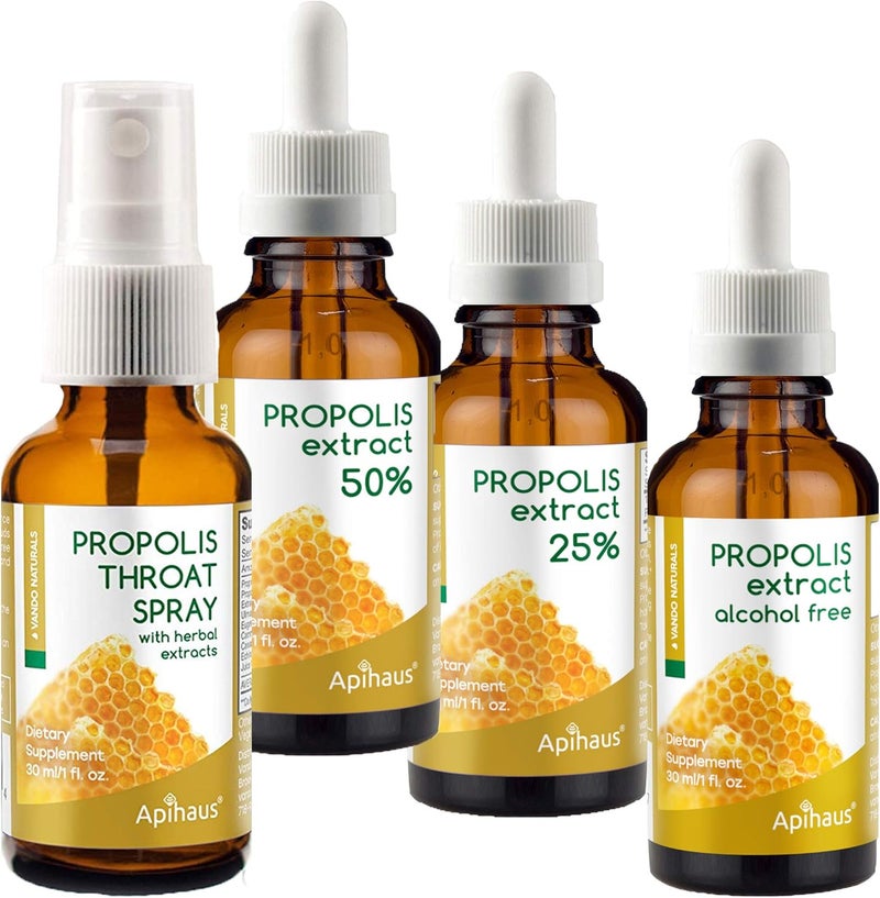Apihaus Propolis Herb Throat Spray 1 Fluid Ounce - Image 5