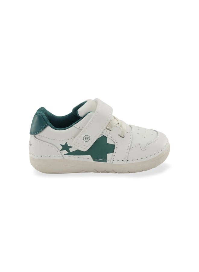 Stride rite Boy's Sm Waverly (Infant/Toddler) First Walker Shoe, Evergreen, 3.5 Wide Toddler - Image 3
