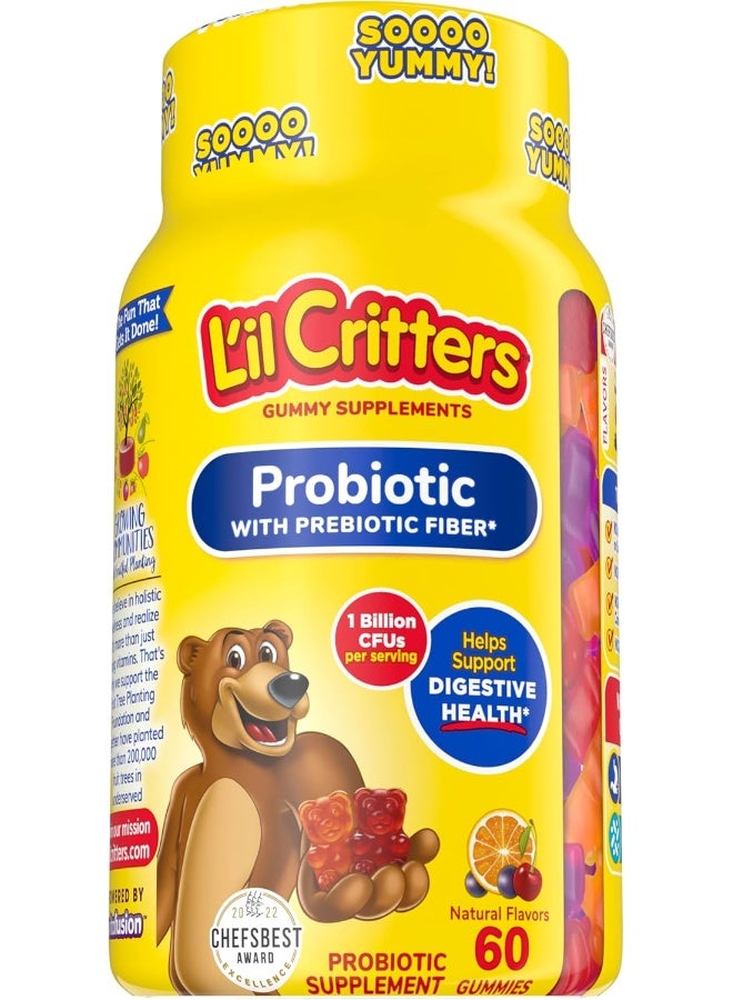 Lil Critters Kids Probiotics Gummies 60 Count - Image 1