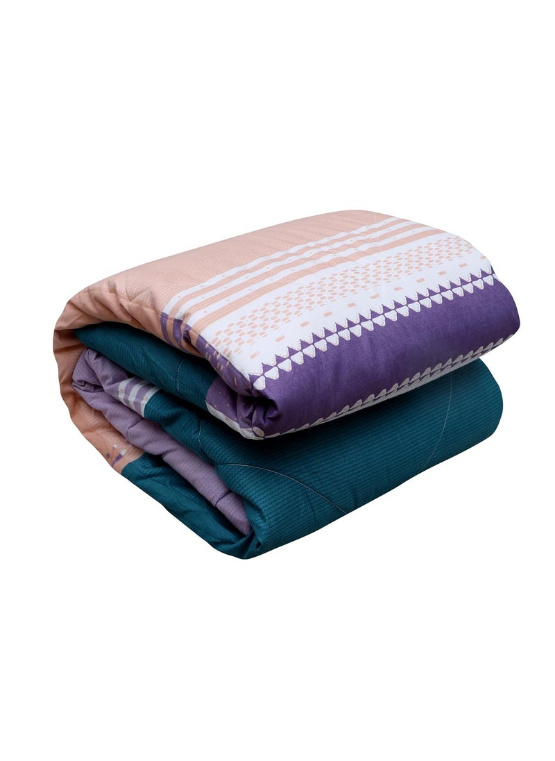 FLOATING DREAMS FLOATING DREAMS 220 TC Glace Cotton AC Comforter Set King Size Double Bed with 1 Flat bedsheet Two King Pillow Covers 4 Pieces Bedding Set  - Image 3