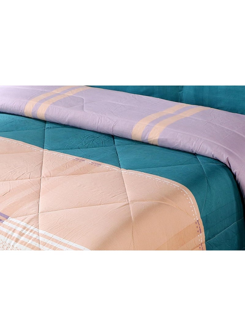 FLOATING DREAMS FLOATING DREAMS 220 TC Glace Cotton AC Comforter Set King Size Double Bed with 1 Flat bedsheet Two King Pillow Covers 4 Pieces Bedding Set  - Image 4