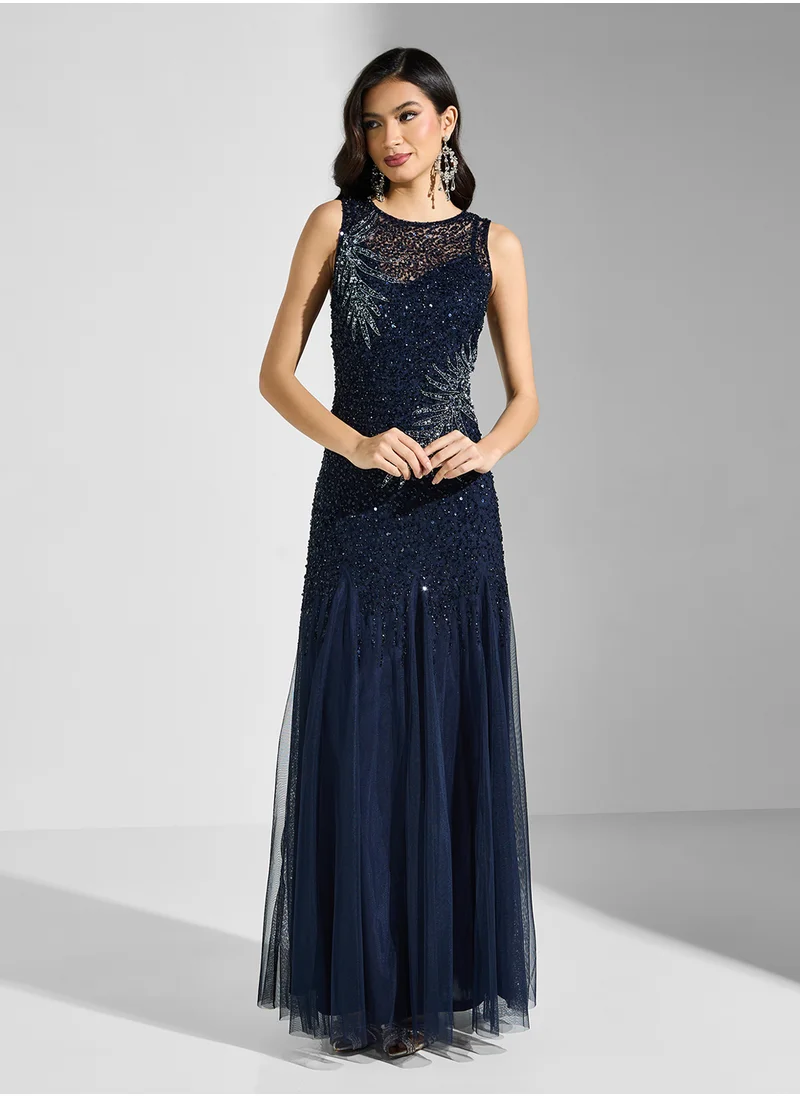 Namshi x Sequin Embellished Dress