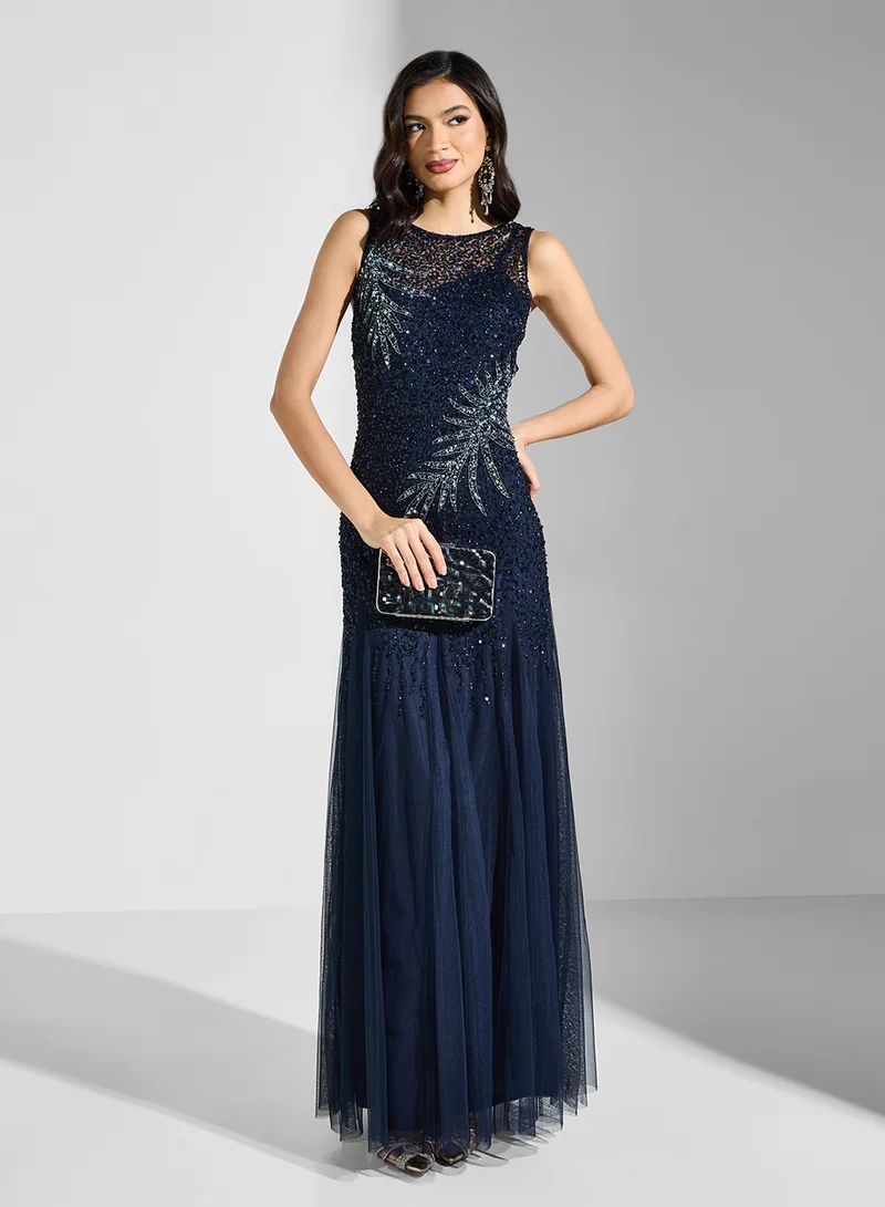 Namshi x Sequin Embellished Dress