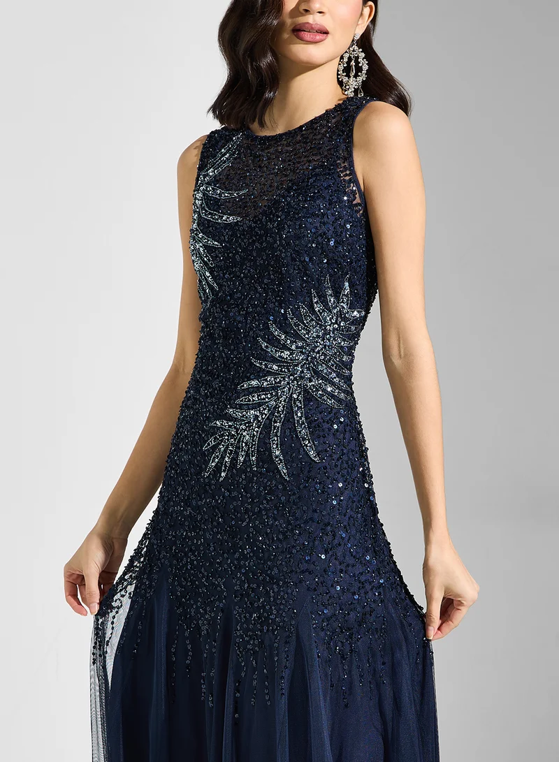 Namshi x Sequin Embellished Dress