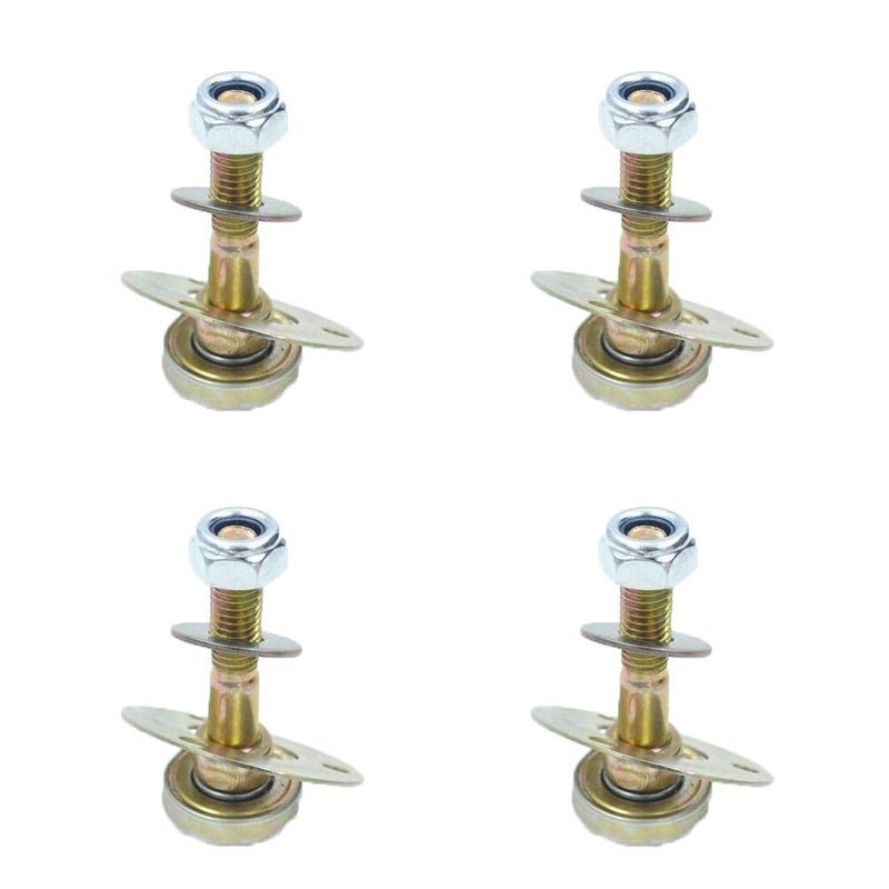 Acxico 4Pcs Rocking Chair Bearing Connecting Piece Rocking Chair Bearing Screws Kits Furniture Connecting Fittings, Metal - Image 1