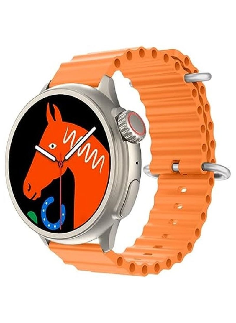 Generic - HW3 Ultra MAXs 1.52 Screen Smartwatch 90+ Sport Mode For Men and Women Sport Fitness Original Watches For IOS Androids Phone Call Smartwatch (Orange) - Image 1