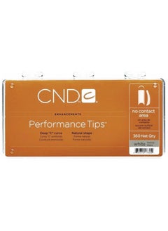 CND Professional Performance Nail Tips White Color360 pcs  - Image 1