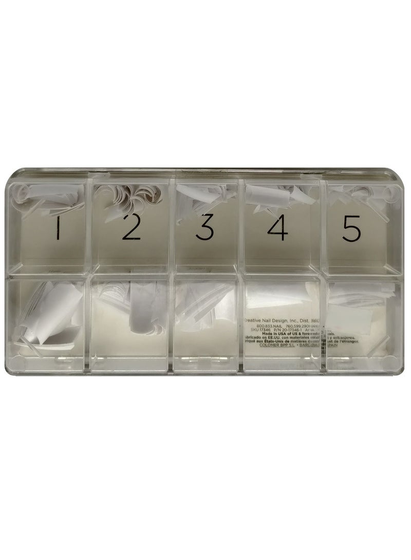 CND Professional Performance Nail Tips White Color360 pcs - Image 2