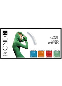 CND Professional Performance Nail Tips White Color360 pcs  - Image 5