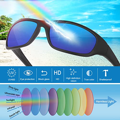 Duduma Sports Polarized Sunglasses for Men Women Baseball Cycling Golf Fishing Sun Glasses UV Blocking Tr8116 - Image 4