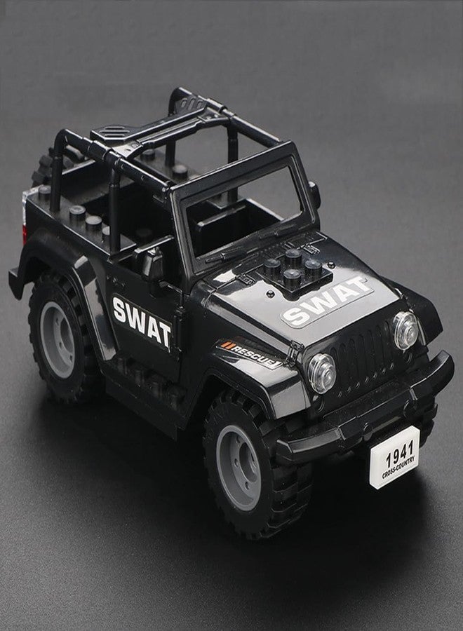 ENHANA Armored Vehicle Building Block Military Vehicle Building Toy for Age 6 7 8 9 10 11 12+, Army Battle Brick, Military Car Model Toys Gifts for Boys （2 Styles） - Image 4