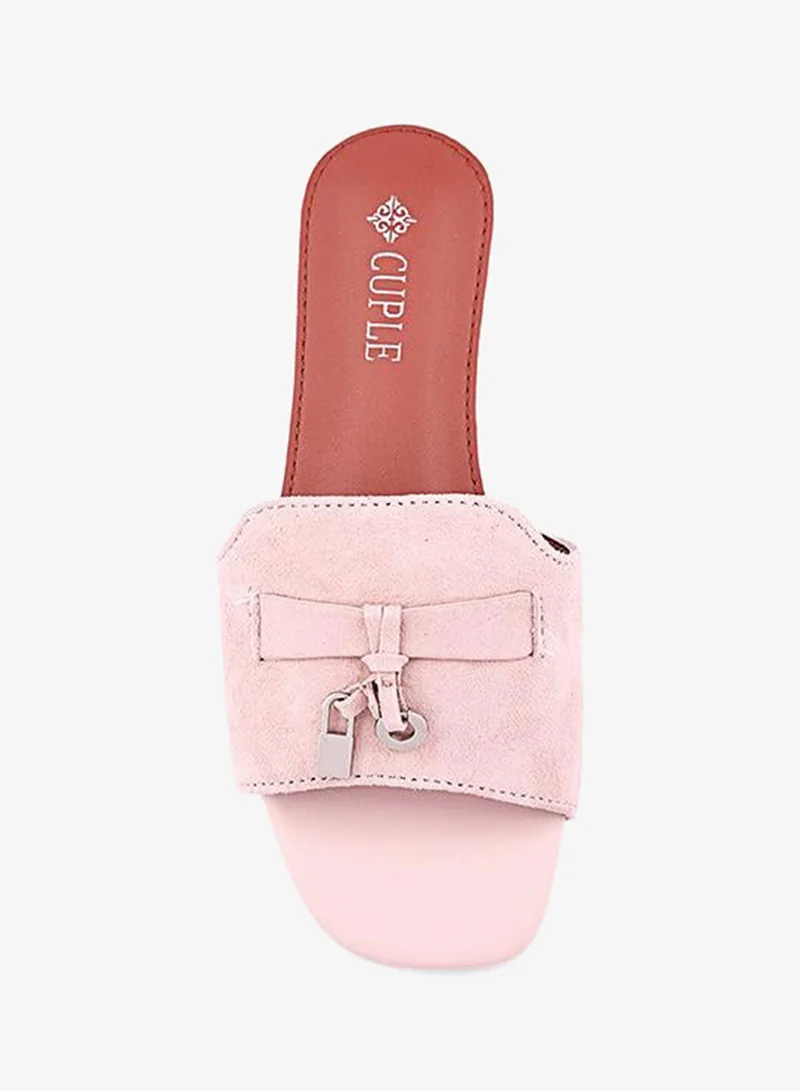 Cuple Nude Girls Flat Slides for Women | Best Price UAE
