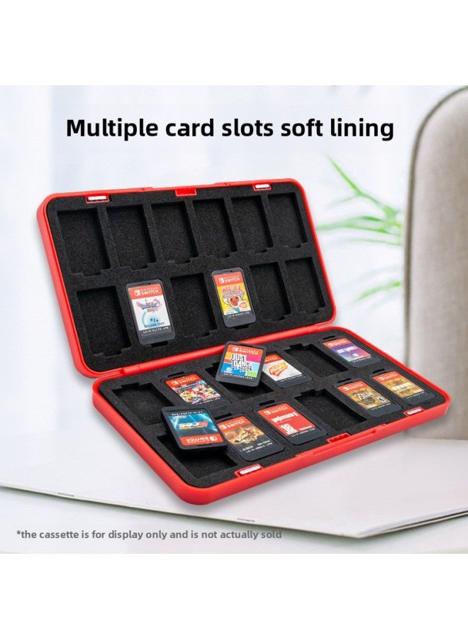 Switch Cassette Storage Box NS Magnetic Card Box Game Card Pack 24 Large Capacity Lite Accessories-Product Color:Pikachu Fruit
