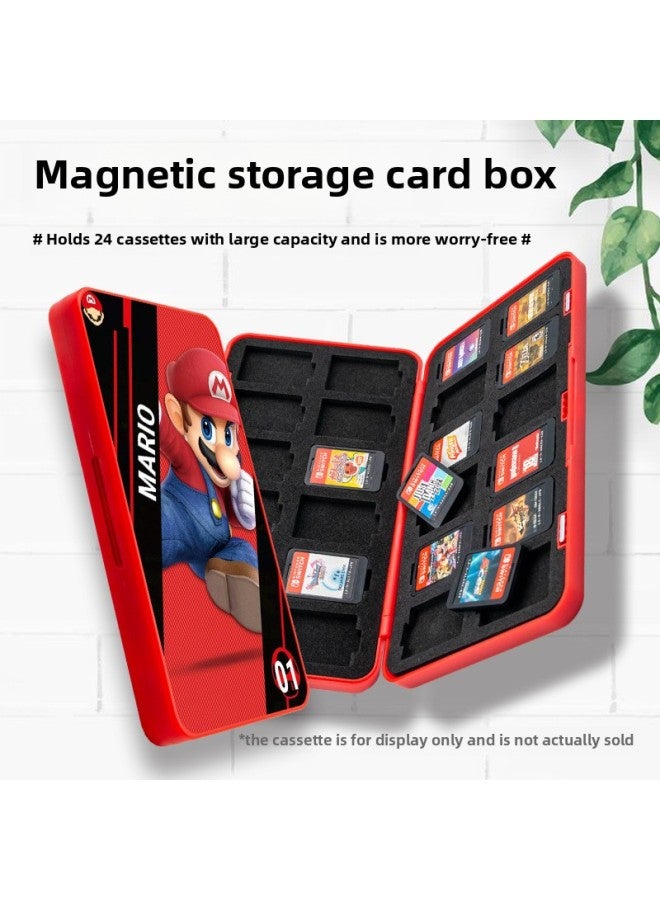 Switch Cassette Storage Box NS Magnetic Card Box Game Card Pack 24 Large Capacity Lite Accessories-Product Color:Pikachu Fruit