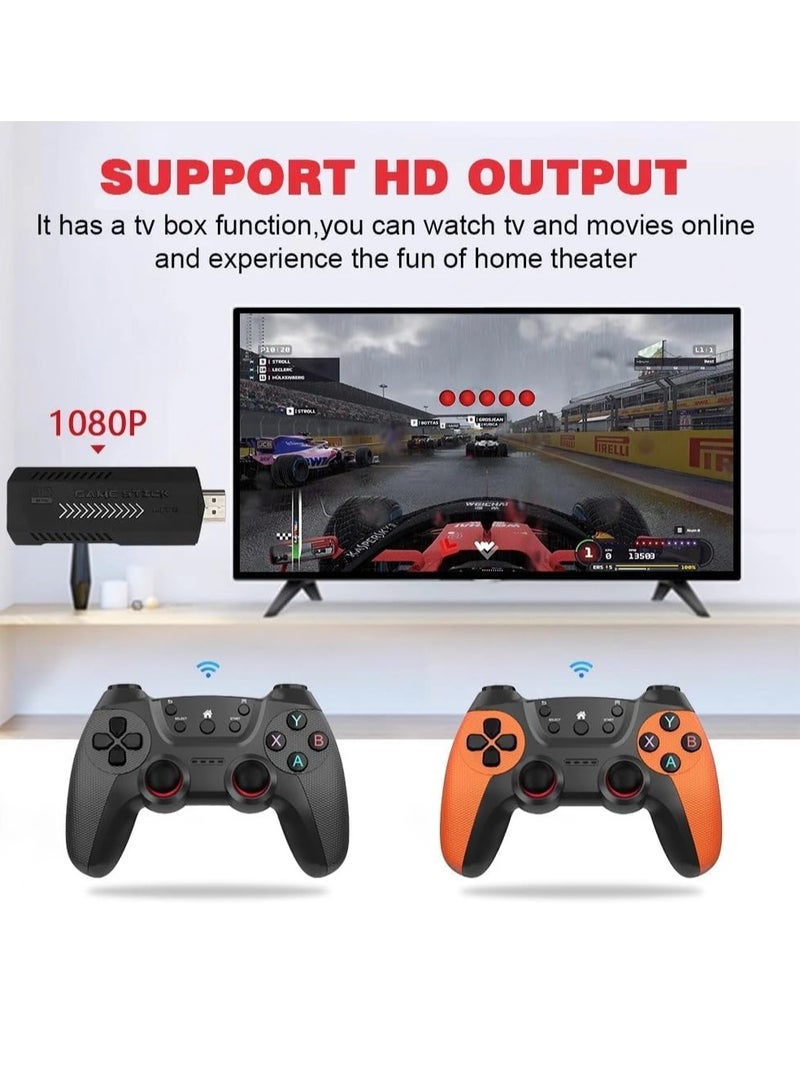 X2 Super Game Stick 4k 64/128/256G 35000/40000/58000 Game Retro Console Super Game Stick HD Video Game Console Dual Wireless 2.4G Controller, Rechargeable Game Stick 64GB - Image 5