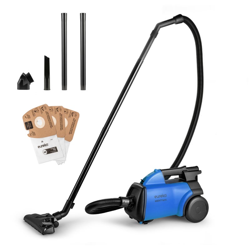 Eureka Bagged Canister Vacuum Cleaner, 3670H w/ 2bags, 3670h-blue - Image 1