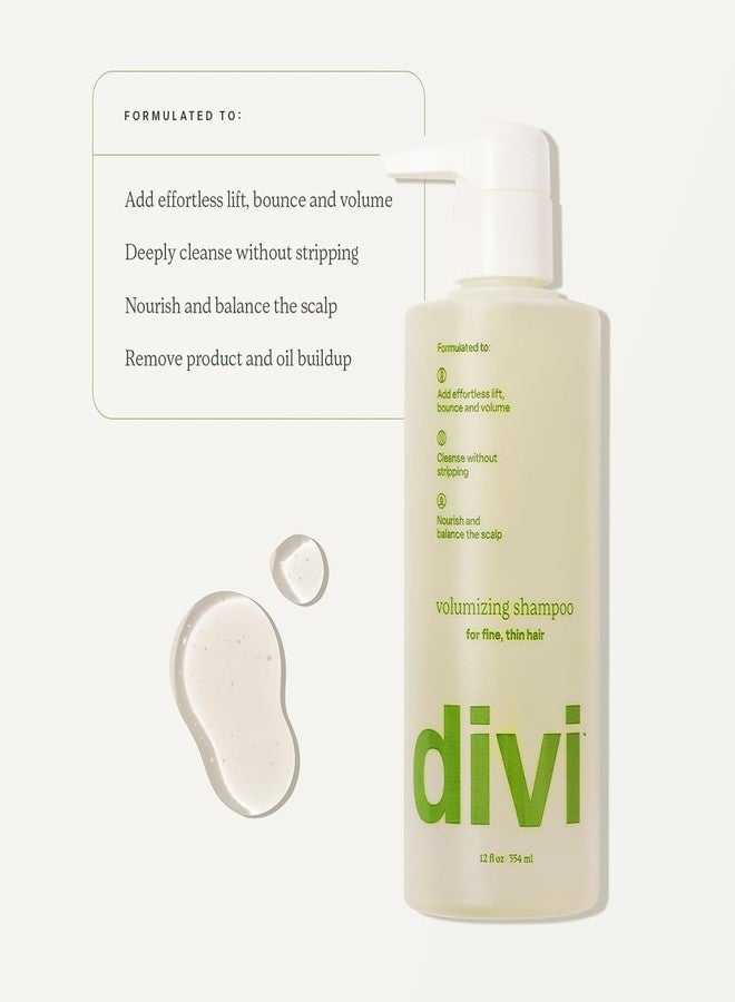 Divi Volumizing Starter Bundle for Women and Men - Includes Volumizing Shampoo, Conditioner, and Scalp Serum for Healthy, Fuller Hair - Lightweight Hair Care for Fine and Thinning Hair, 3-Piece Set - Image 2