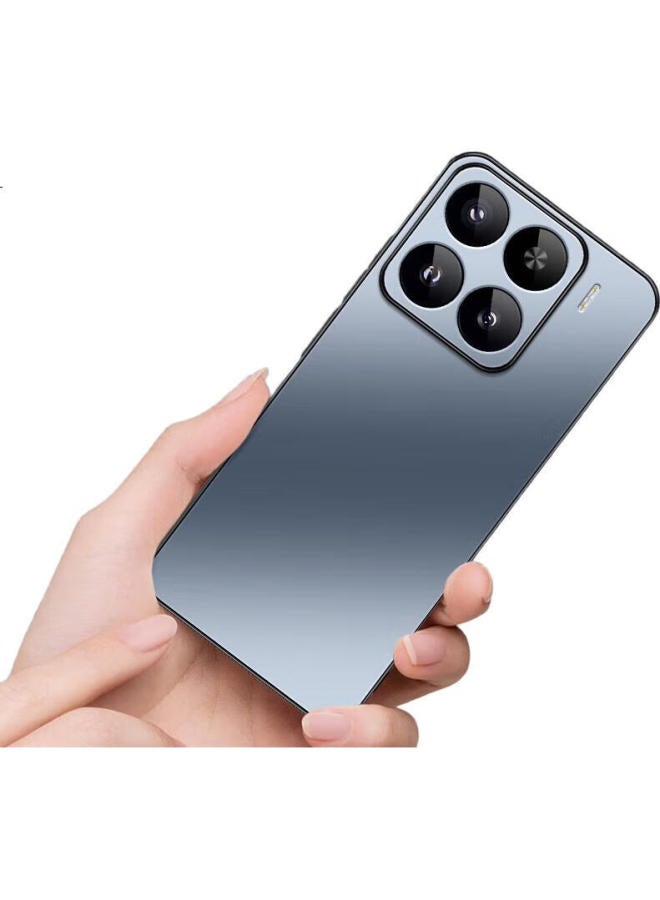 Shangsu, Suitable For Xiaomi 15 Phone Case, Mi 15 Protective Cover, Shockproof Soft Shell, Ag Frosted Lens, Full Protection, Simple And Elegant, Business Style, Anti-Fingerprint, Non-Slip, For Women And Men, Outer Shell, Graphite Black - Image 1