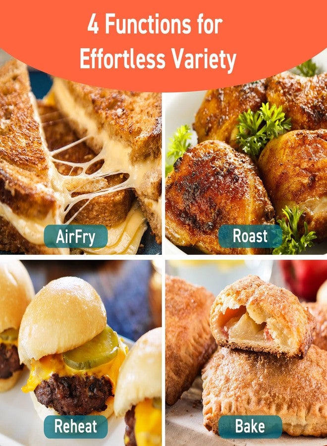 COSORI Air Fryer 2.1 Qt, 4-in-1 Small Mini Airfryer, Bake, Roast, Reheat, 97% Less Oil, Compact & Quiet, Nonstick & Dishwasher Safe Basket, 30 In-App Recipes with Nutrition Facts, Auto-Shut Off, Green - Image 5