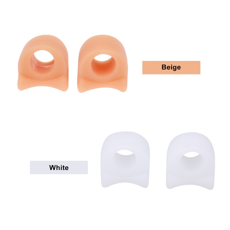 1 Pair Silicone Hallux Valgus Toe Separator Stretcher Toe Overlapping Spreaders Toe Spacer Straightener Bunion Corrector - Image 2