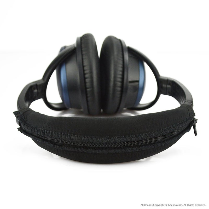 Geekria Geekria Replacement Ear Pads for Bose QuietComfort QC2, QC15 Headphone Replacement Ear Pad + Headband Cover/Ear Cushion/Ear Cups/Ear Cover/Earpads Repair Parts/Headband Protector (Black)  - Image 4