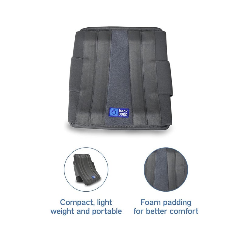 Back Good Lumbar Sacral Belt | 5-Year Warranty | Back Support Belt for Lower Back Pain, Sciatica, Muscle Strains, Posture Correction | Orthopedic Belt 4 Metal Stays | Men & Women (XXXL)(Grey) - Image 3