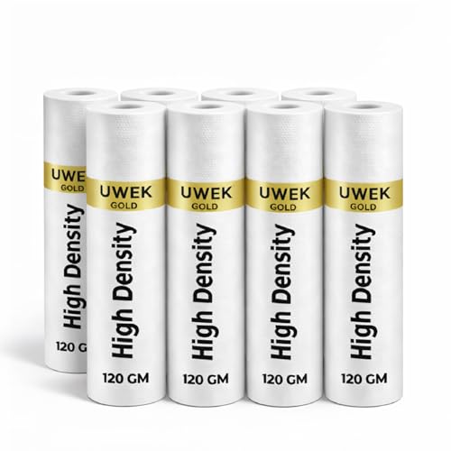 UWEK Gold High Density Spun Filter for Water Purifier | 10 Inch 5 Micron, 120 gm Sediment Filter Candle (Pack of 8) - Image 1