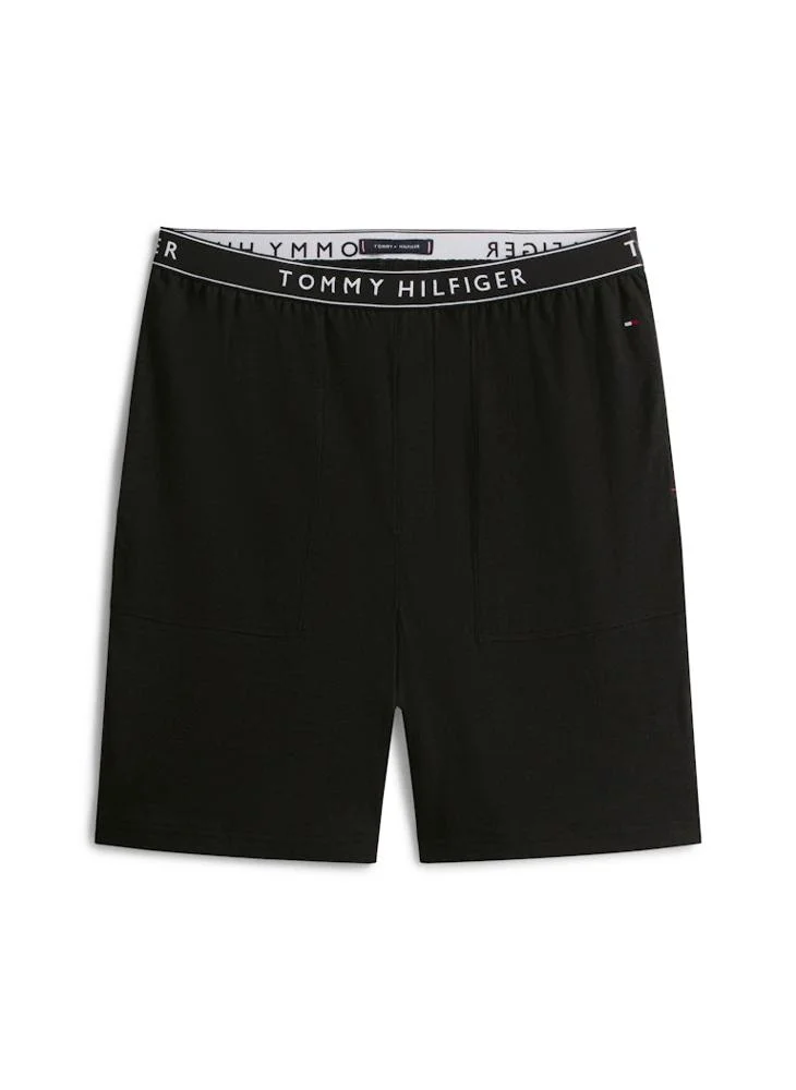 TOMMY HILFIGER  Essential Textured Jersey Shorts Pyjama Set for Men | Best Price UAE