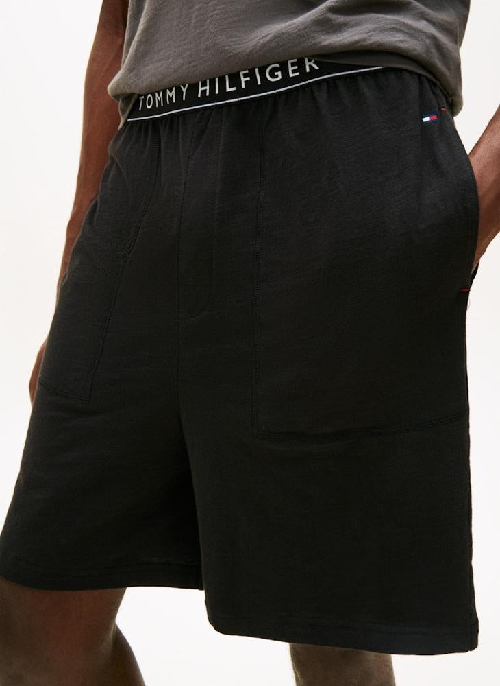 TOMMY HILFIGER Essential Textured Jersey Shorts Pyjama Set - Image 3