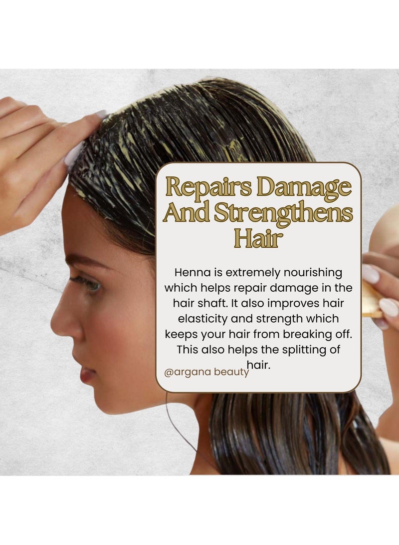 Argana Organic Beauty  Moroccan Henna Powder 100G For Hair And Skin Strengthen The Hair - Protects The Skin Against Infections Combats The Signs Of Aging And Wrinkles Premium Quality - Image 4
