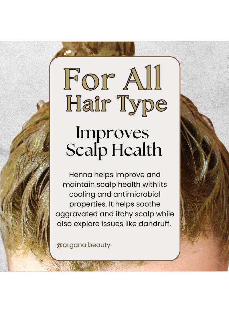 Argana Organic Beauty  Moroccan Henna Powder 100G For Hair And Skin Strengthen The Hair - Protects The Skin Against Infections Combats The Signs Of Aging And Wrinkles Premium Quality - Image 3