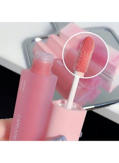 LuckNest 6Pcs Heart Pink Lip Gloss Set Vivid Color Juicy & Glossy Finish Longlasting Moisturizing Glaze Tint Highlypigmented Clear & Natural Makeup Lip Tint Lip Gloss  - Image 4