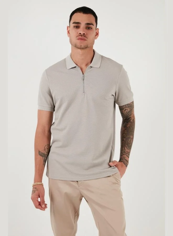 Buratti  Buratti Cotton Regular Fit Half Zipper 3-Pack Polo Collar T-Shirt Men's Polo Collar T-Shirt 5902915S3 for Men | Best Price UAE