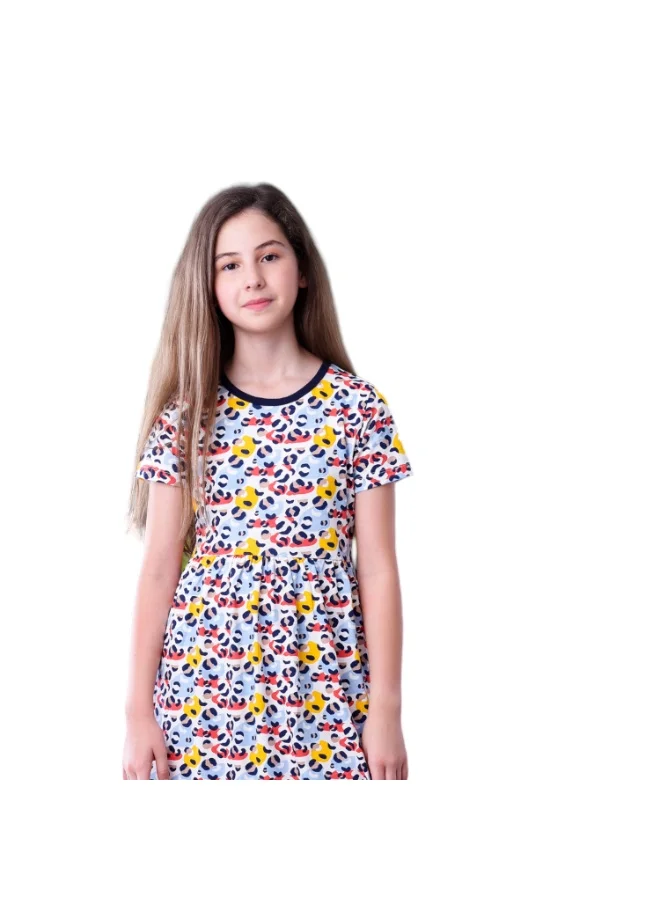 victor and jane Printed Fit-and-Flare Dress