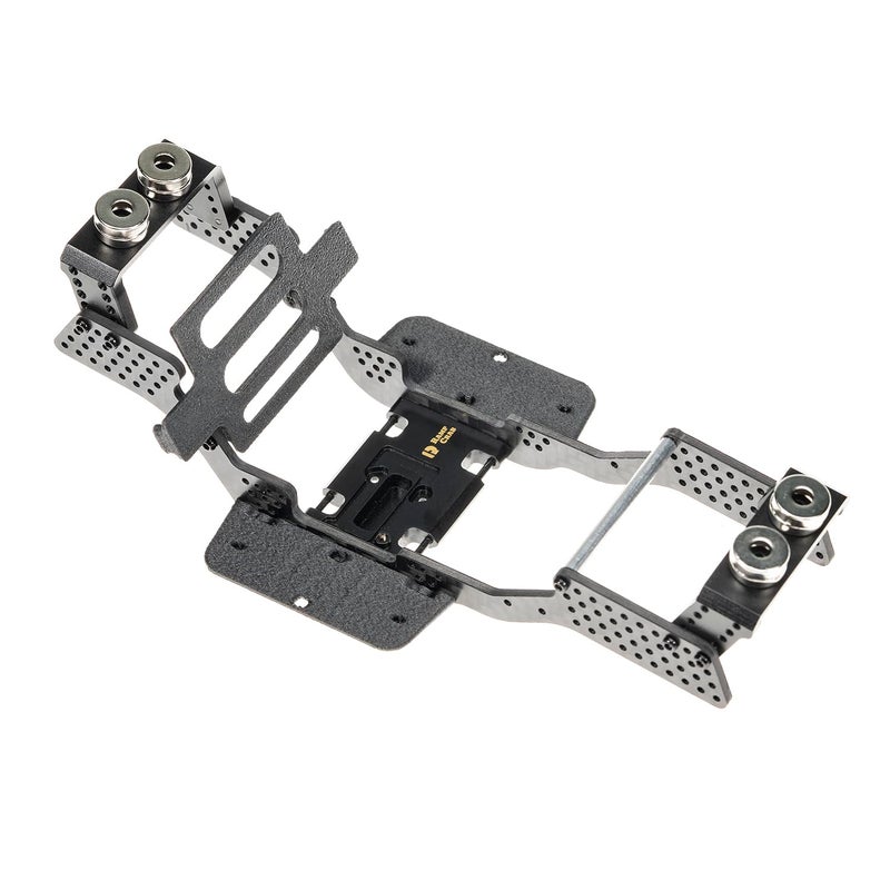 RampCrab Carbon Fiber Chassis Kit for SCX24 7 Angled Skid LCG Chassis Kit for Axial SCX24 C10 Upgrade Parts JLU Bronco Deadbolt - Image 3