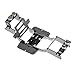 RampCrab Carbon Fiber Chassis Kit for SCX24 7 Angled Skid LCG Chassis Kit for Axial SCX24 C10 Upgrade Parts JLU Bronco Deadbolt - Image 2