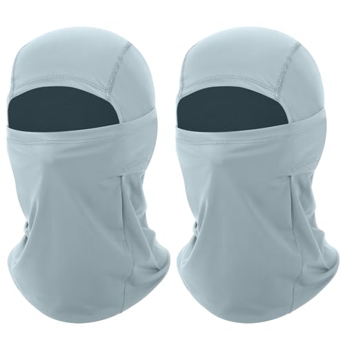 Haoteey 2 Pack Cooling Balaclava Summer Face Mask, UV Face Cover Sun Protection, Shiesty Full Face Masks for Men Motocycle Cycling - Image 1