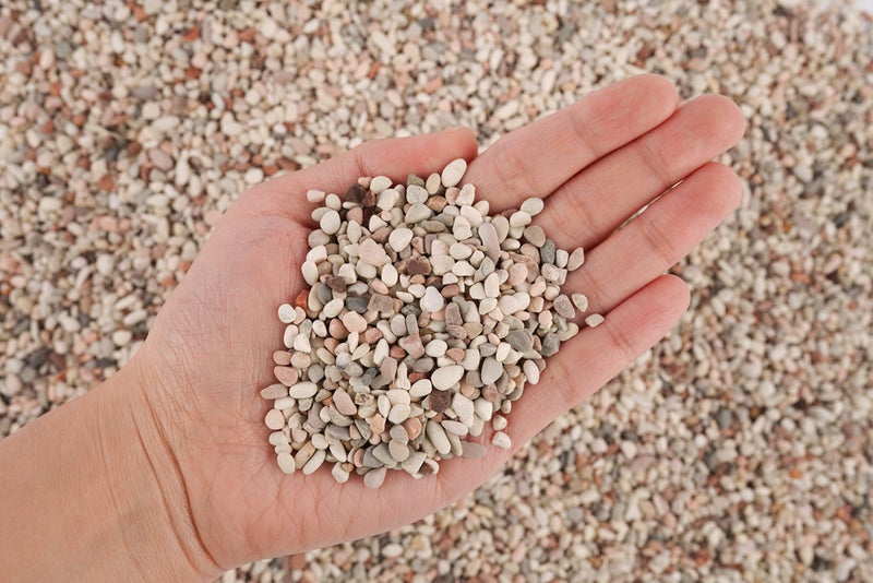 LANDEN Betanu Aquascape Sand for Aquarium Landscape, Natural Cosmetic Gravel, Granite Sand, Fish Tank Decorative Sand, Coarse Sand for Plants, Small Pea Gravel, Light Colored Gravel 3-5mm 2L (7lbs) - Image 2