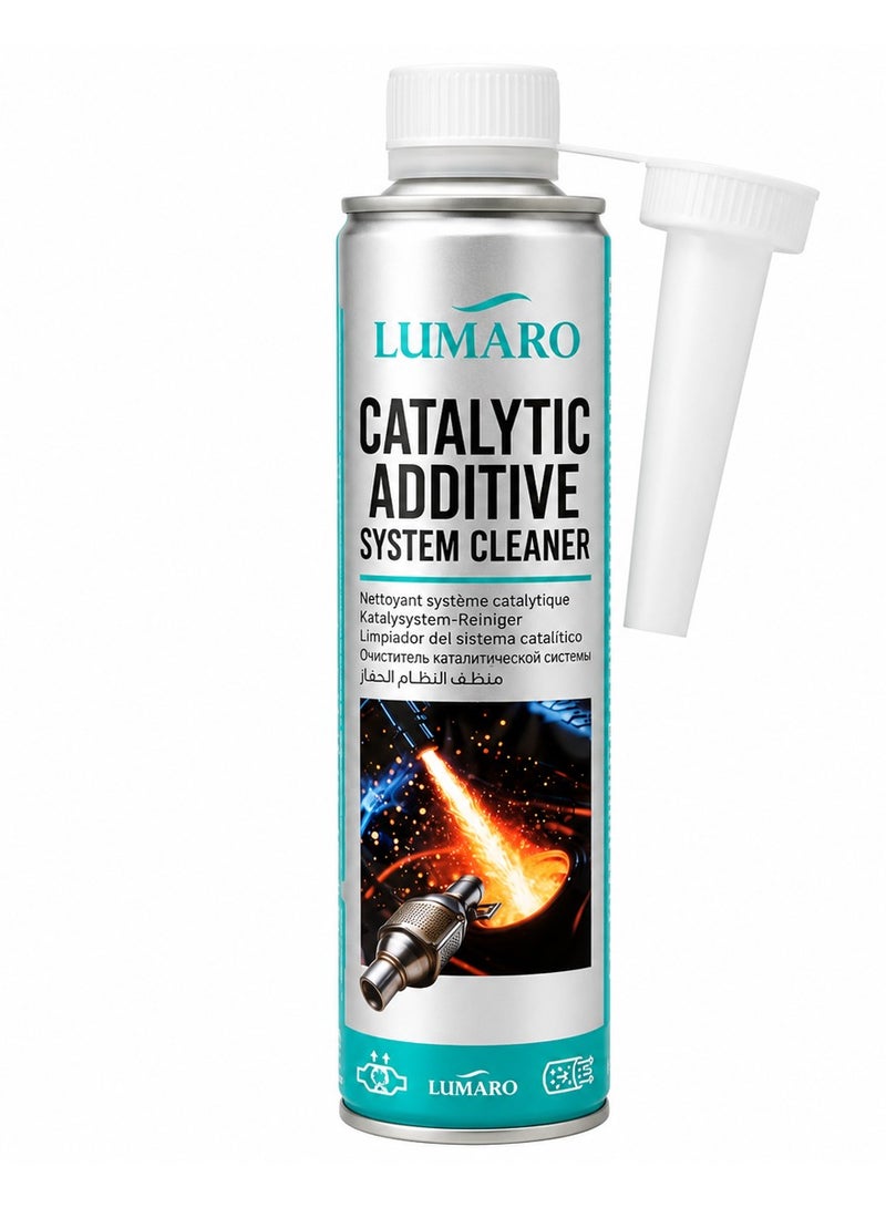 Catalytic Converter Cleaner Fuel System Additive 450ML 4PCS, Catalytic System Cleaner for Petrol & Diesel Engines, Carbon Deposit Remover, Fuel Tank Treatment, Engine Performance Restorer, Fuel Efficiency Booster with Pouring Spout ERPC-L-4006 - Image 2