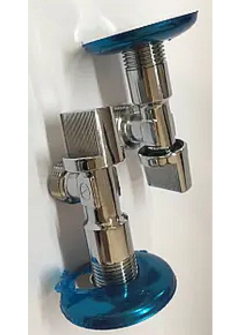 Two-piece L-shaped angle valve allows for easy installation and use, while providing effective water isolation. - Image 1